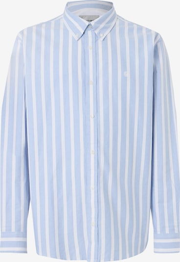 Marškiniai 'Deven' iš Carhartt WIP, spalva – šviesiai mėlyna / balta, Prekių apžvalga