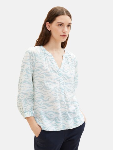 TOM TAILOR Bluse in Blau