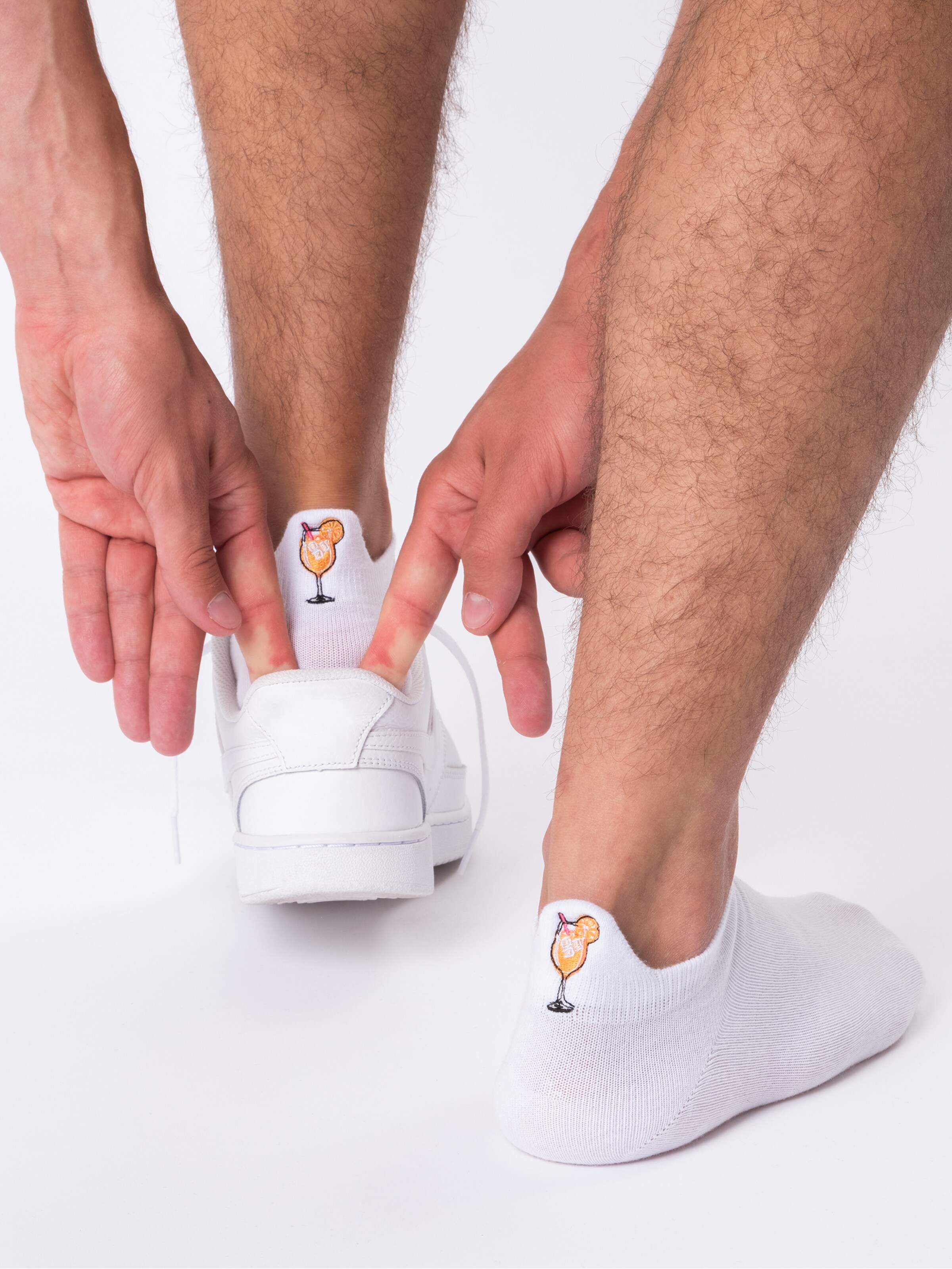Occulto Socks 'Luca' in White