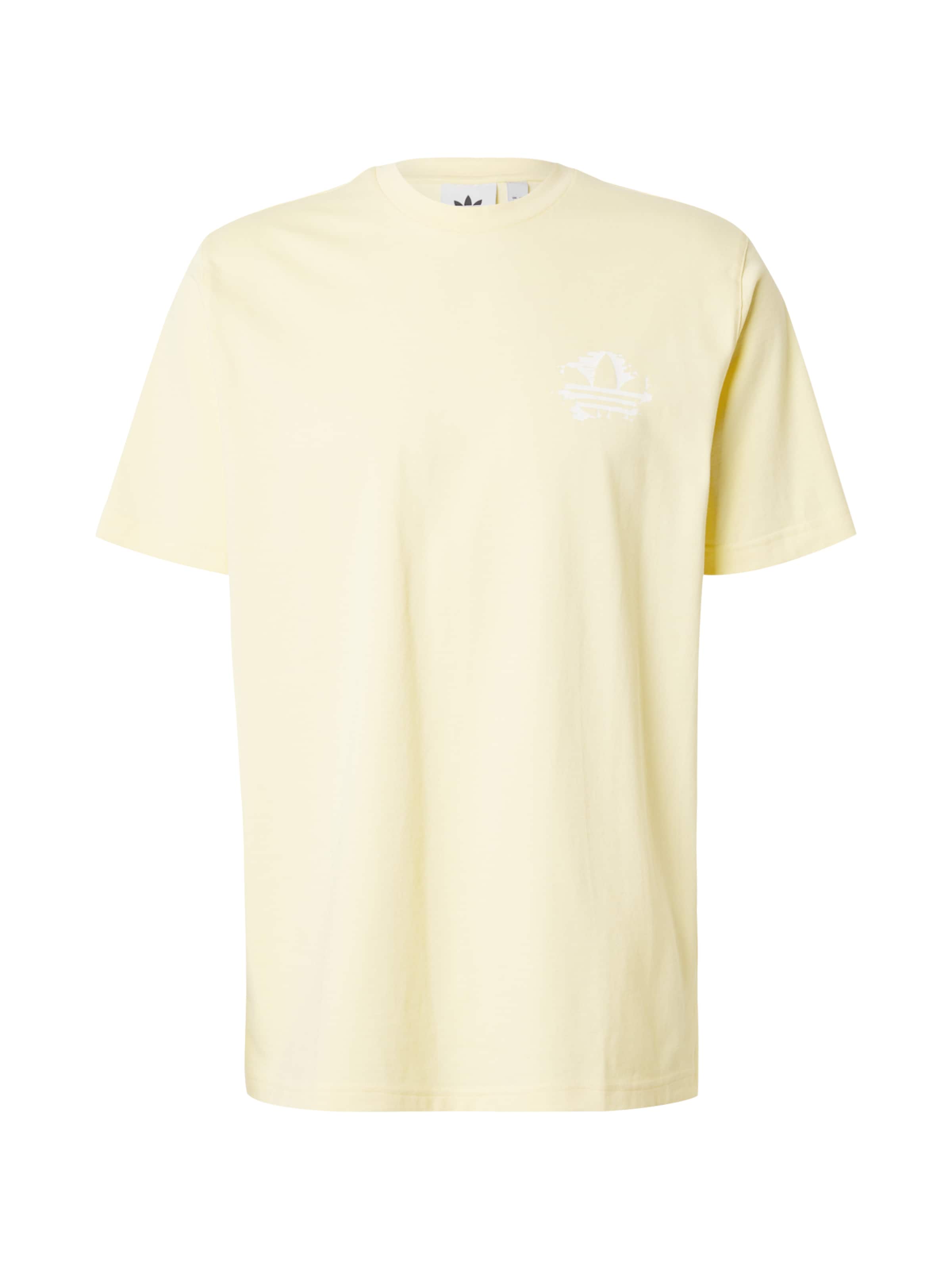 T-Shirt ADIDAS ORIGINALS en jaune : devant