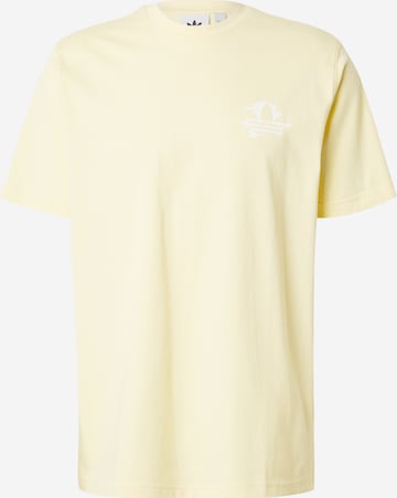 ADIDAS ORIGINALS Shirt in Geel: voorkant