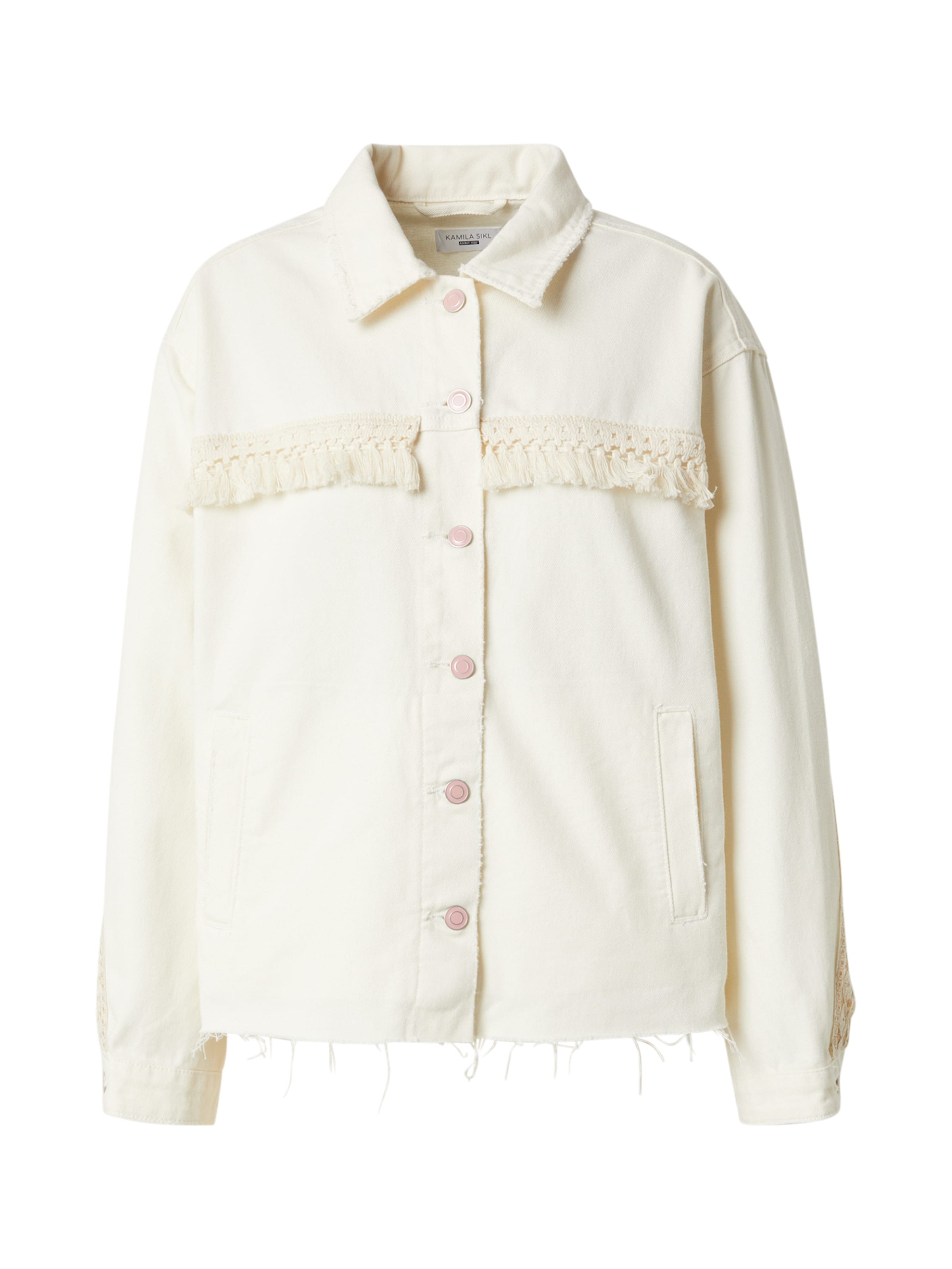 Kamila Šikl Between-season jacket in White denim, Item view