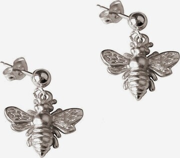 Gemshine Ohrringe 'Biene BEE' in Silber: predná strana