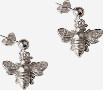 Gemshine Earrings 'Biene BEE' in Silver: front