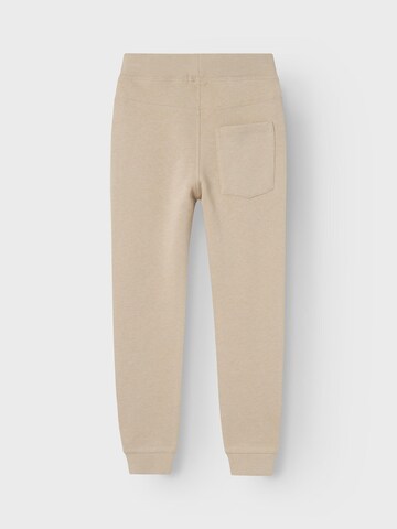 Effilé Pantalon 'Vimo' NAME IT en beige