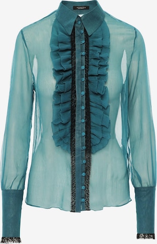 AVENUE N°29 Blouse in Blauw: voorkant