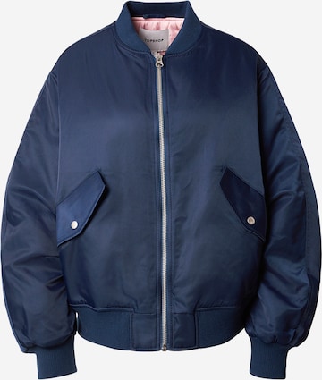 mėlyna TOPSHOP Demisezoninė striukė 'AVA': priekis