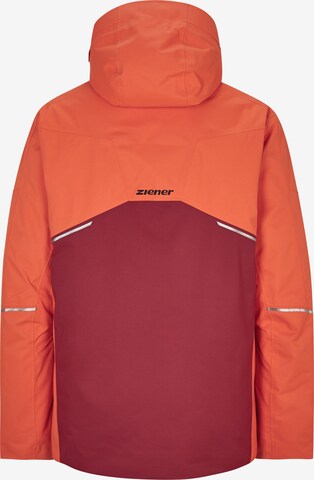 ZIENER Athletic Jacket 'TOACA' in Orange