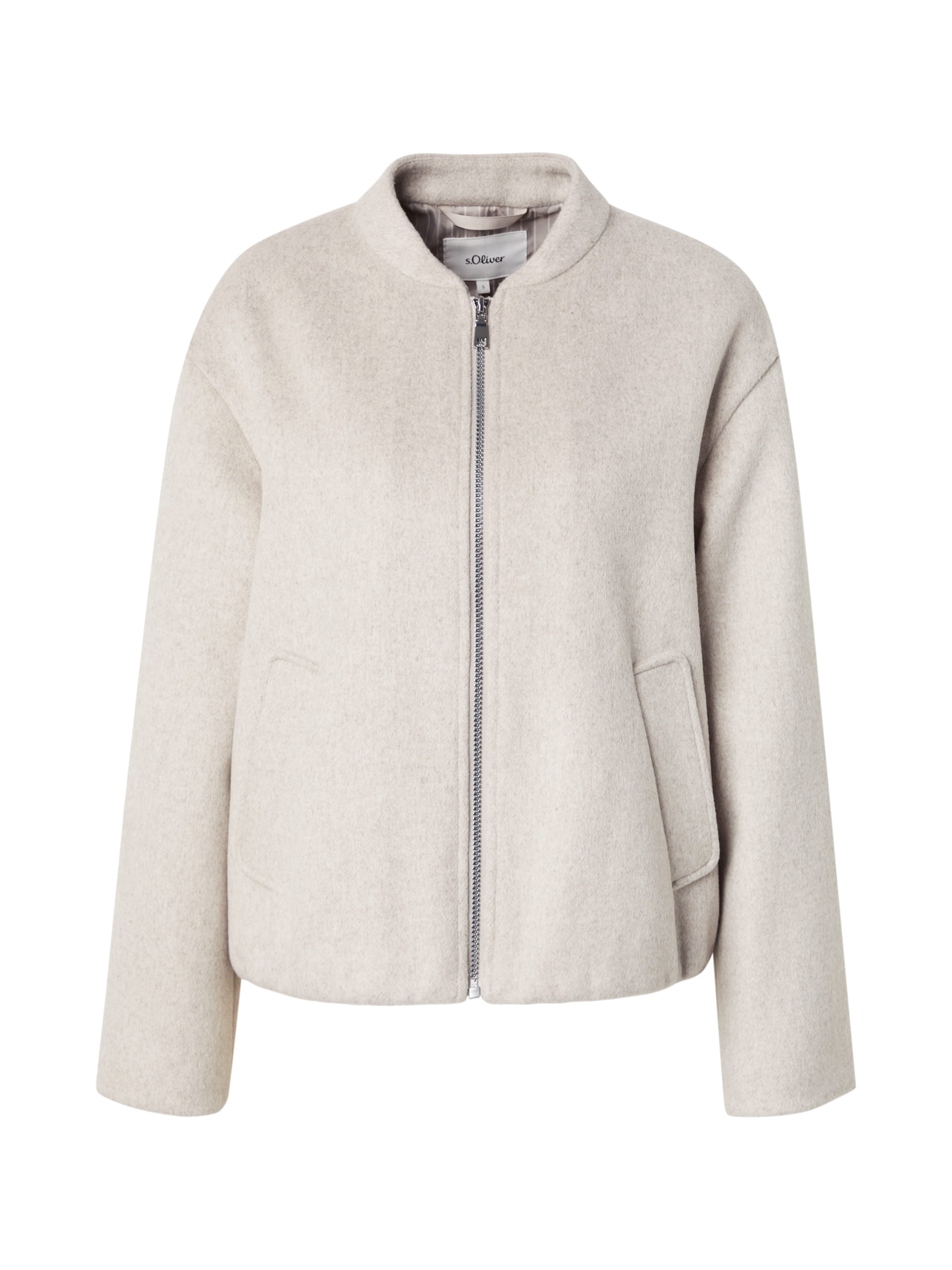 s.Oliver Übergangsjacke in Beige: Vorderseite
