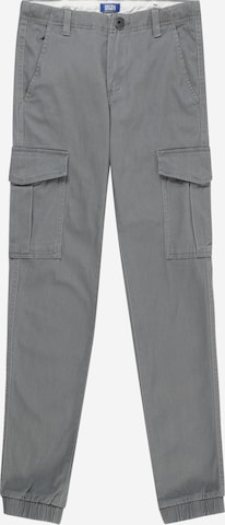 Jack & Jones Junior Tapered Pants 'MARCO JOE' in Grey: front