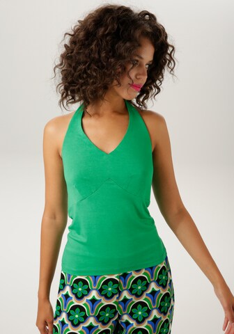 Aniston CASUAL Top in Green: front