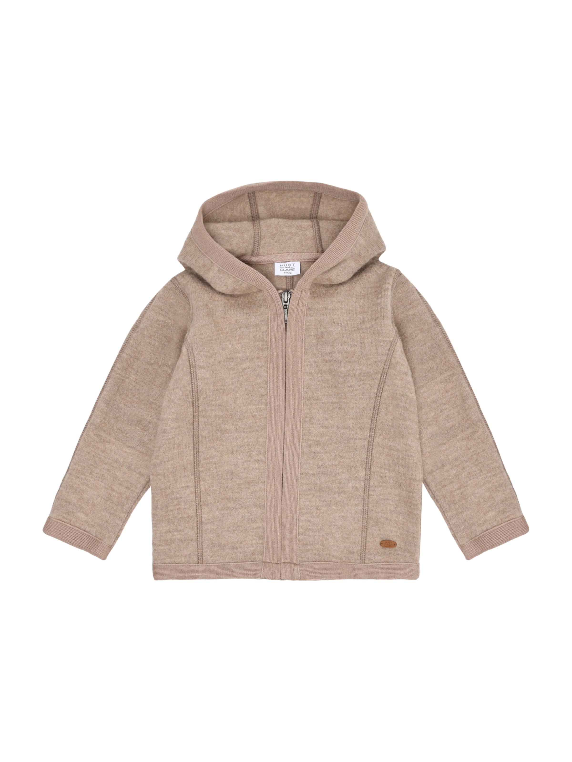 bēšs Hust & Claire Starpsezonu jaka 'Ebba': no priekšpuses