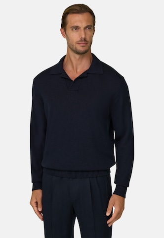 Boggi Milano Shirt in Blauw: voorkant
