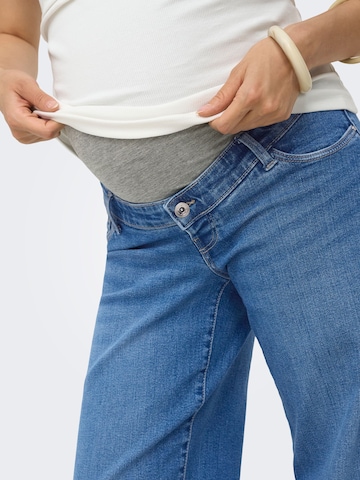 Only Maternity Wide leg Jeans in Blauw