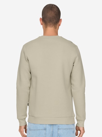 Only & Sons Regular fit Sweatshirt 'Ceres' in Beige