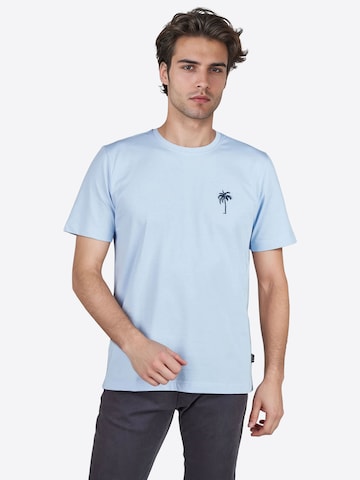 PIERRE CARDIN T-Shirt in Blau: Vorderseite