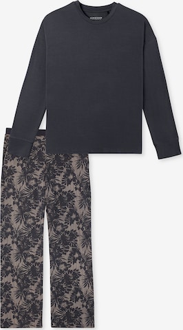 Pyjama ' Selected Premium ' SCHIESSER en gris : devant