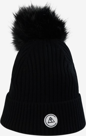 CASH-MERE.CH Mütze in schwarz / weiß, Produktansicht