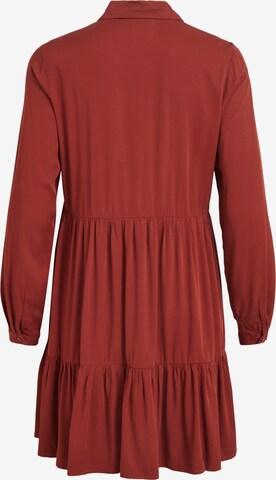 VILA Shirt dress 'Morose' in Red