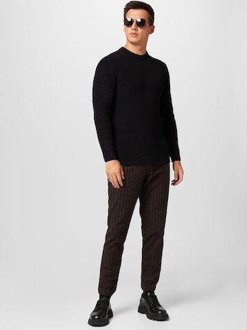 MELAWEAR Pullover 'RAVI' (GOTS) in Schwarz