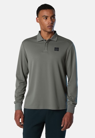 North Sails Poloshirt in Grau: Vorderseite
