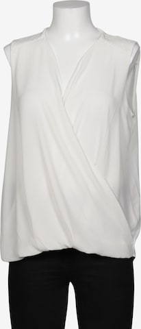 MANGO Bluse M in Weiß: Vorderseite