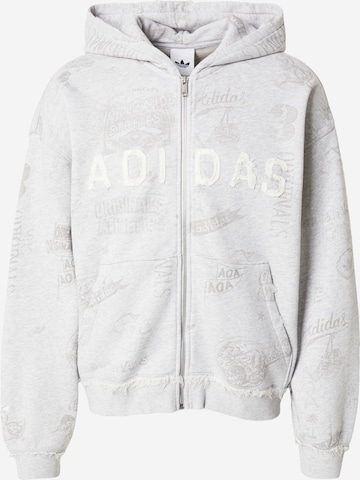 ADIDAS ORIGINALS Collegetakki 'AOA' värissä harmaa: etupuoli