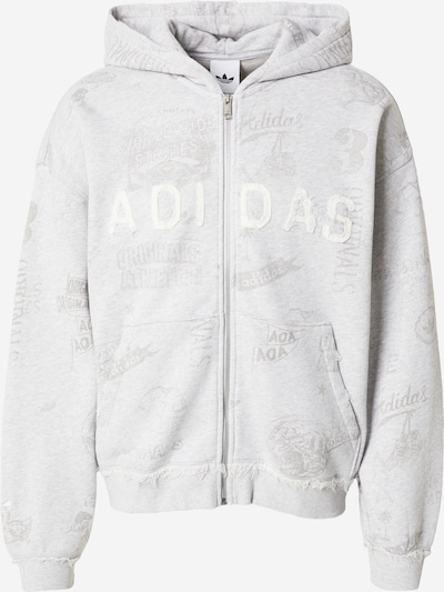 XS dydžio Džemperis 'AOA' iš ADIDAS ORIGINALS, spalva – tamsiai pilka / margai pilka / balkšva, Prekių apžvalga