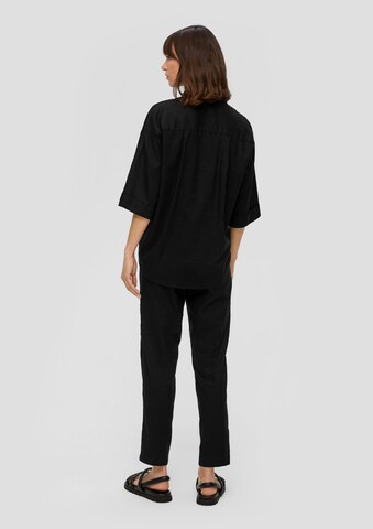 s.Oliver Tapered Broek in Zwart