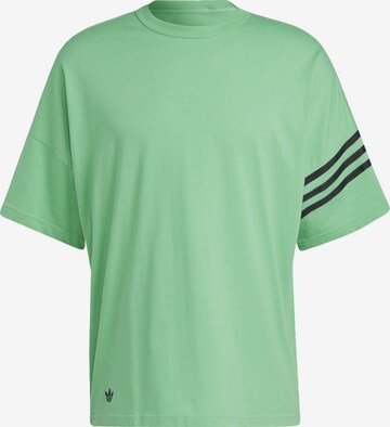 ADIDAS ORIGINALS Shirt 'Adicolor Neuclassics' in Green: front