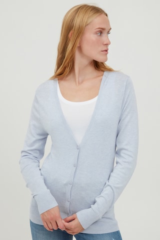 b.young Knit Cardigan 'PIMBA' in Blue: front