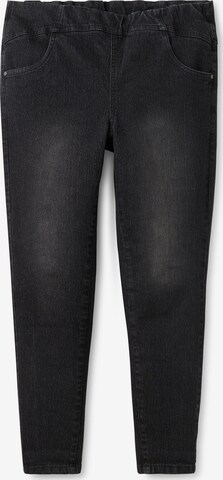 SHEEGO Skinny Jeggings in Black: front