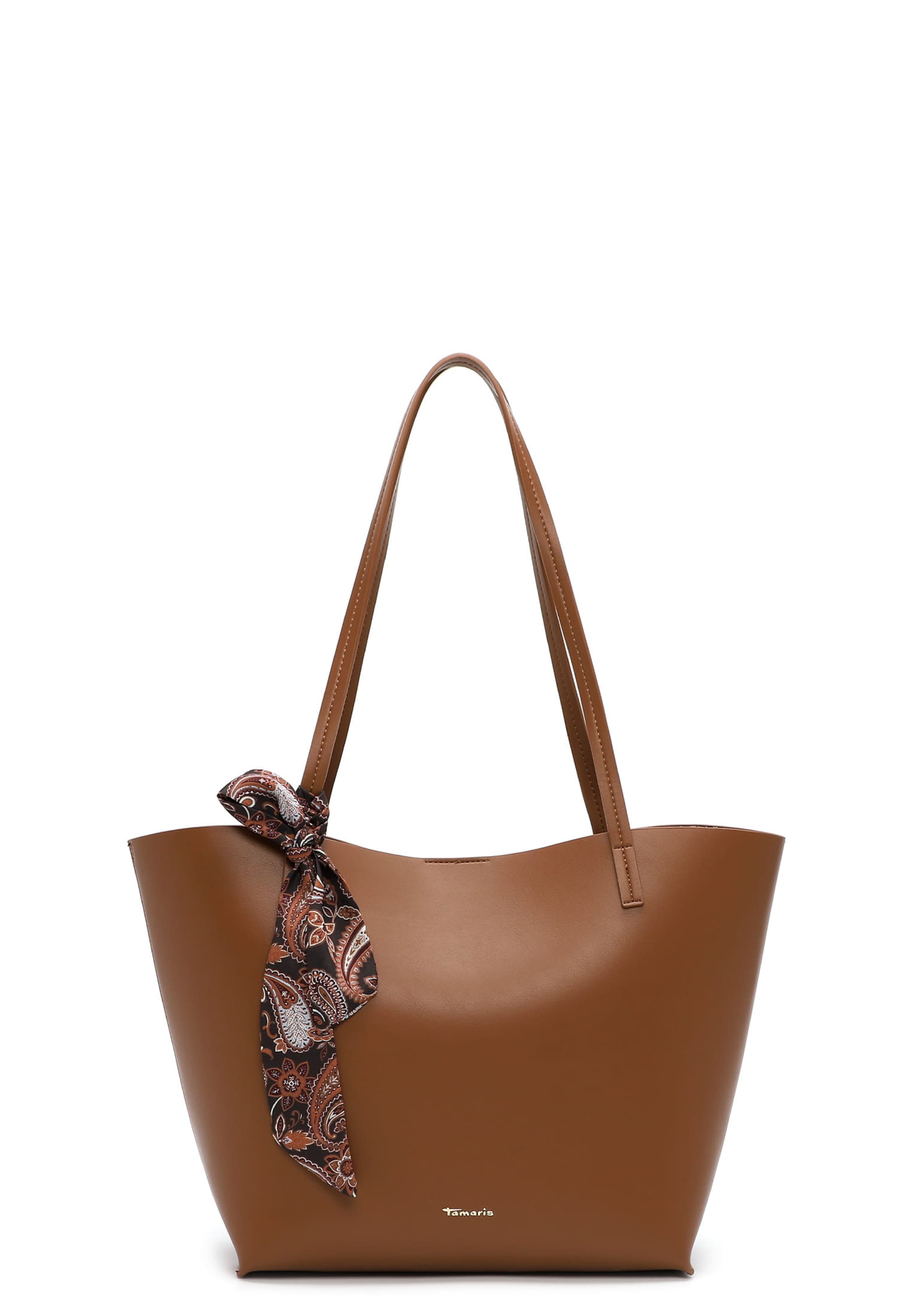 Tamaris Cabas 'Margarethe' en One Size en cognac / noir, Vue avec produit