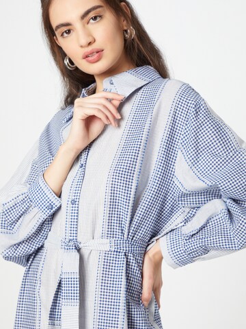 Robe-chemise 'MALINA' OBJECT en bleu