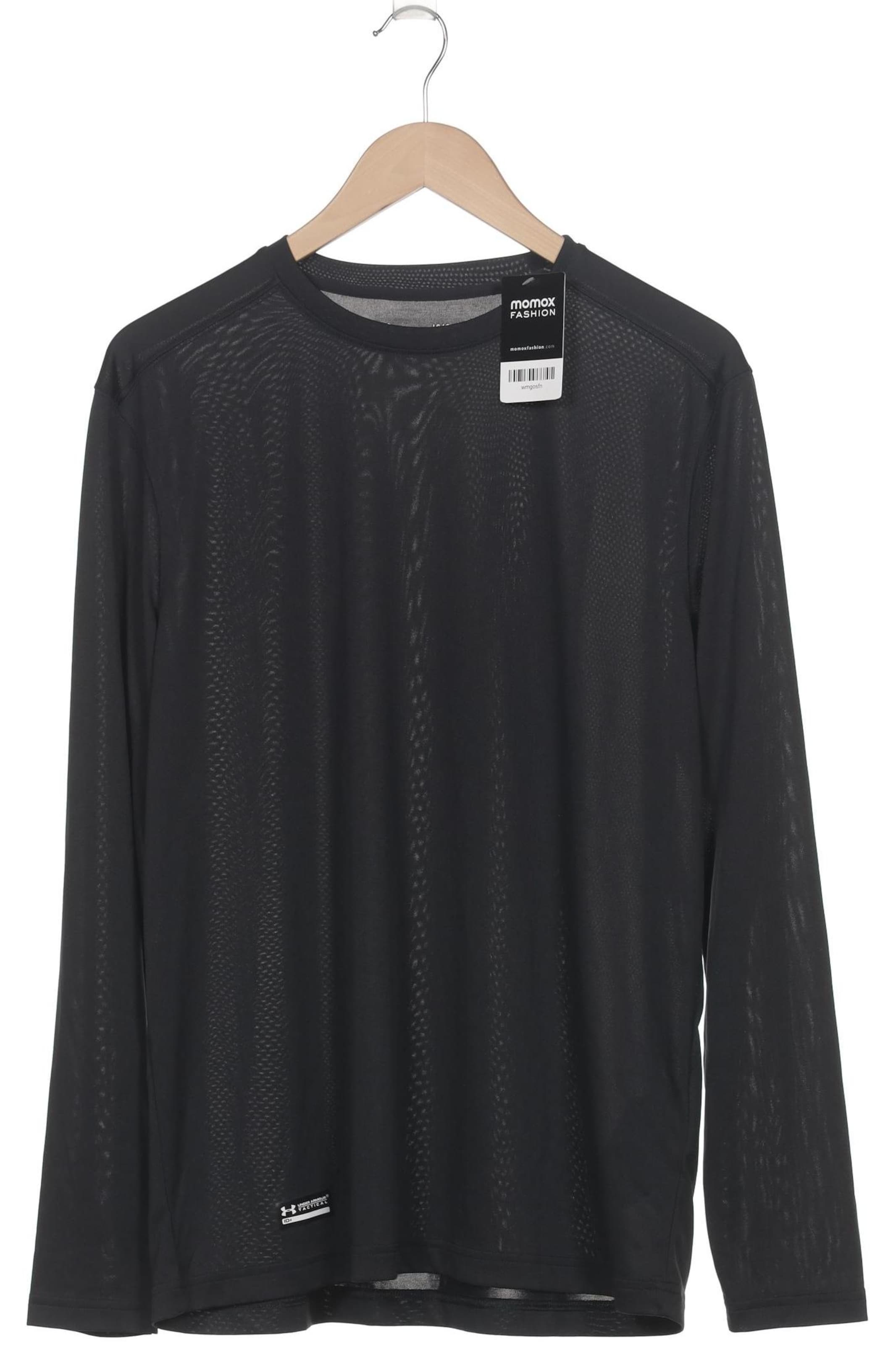 UNDER ARMOUR Langarmshirt L in Schwarz: Vorderseite
