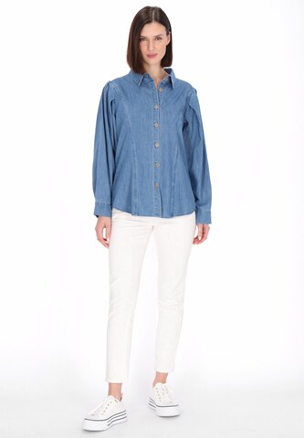 usha BLUE LABEL - Blusa em azul