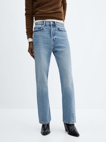 MANGO Regular Jeans 'NICOLE' in Blauw: voorkant