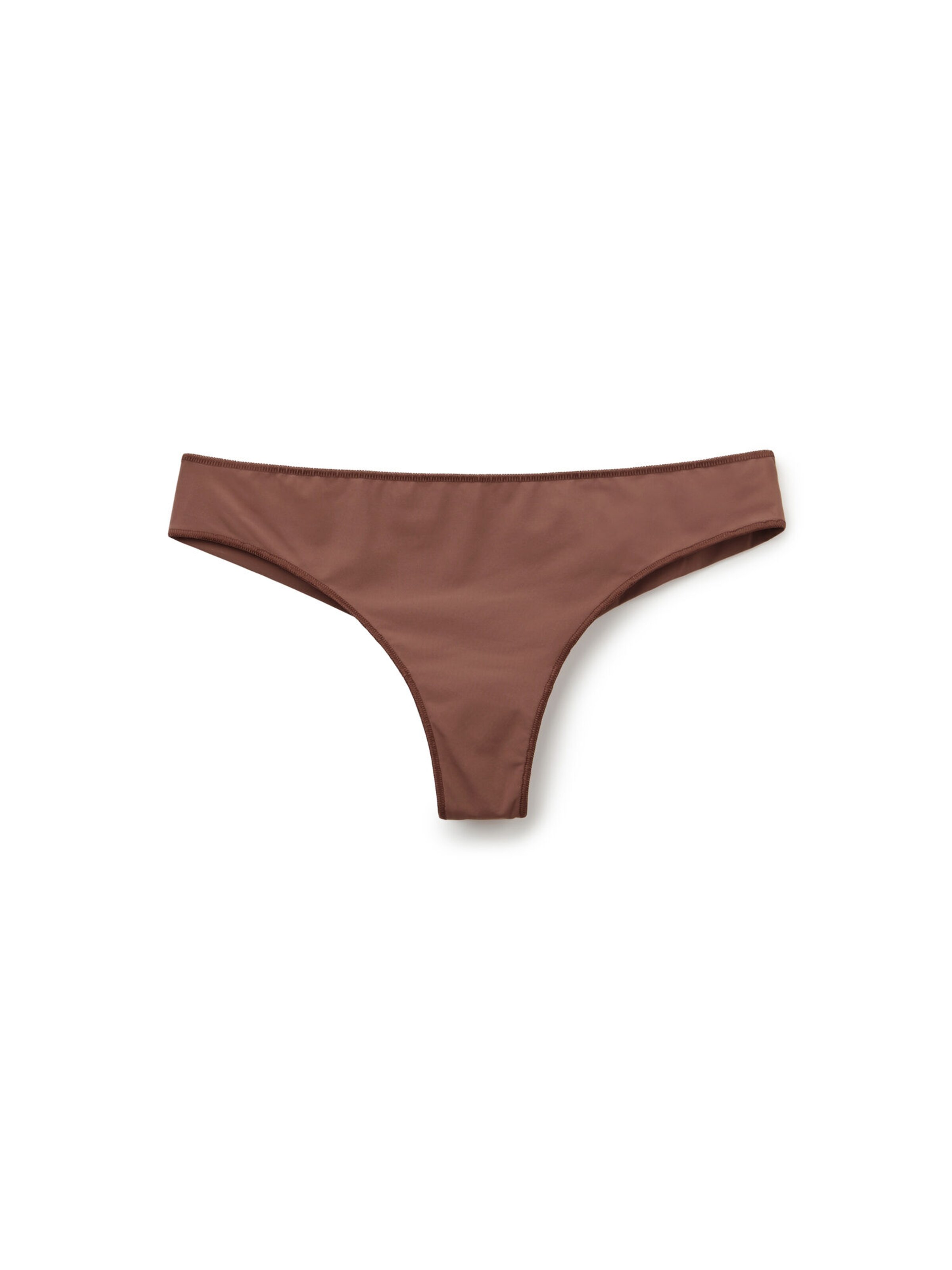 Tezenis Thong in Brown: front