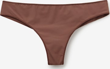 Tezenis Thong in Brown: front