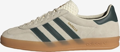 Sneaker low 'Gazelle Indoor' ADIDAS ORIGINALS pe auriu / verde pin / alb natural, Vizualizare produs