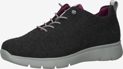 Ganter Chaussure de sport à lacets en gris clair / bordeaux / noir / noir chiné, Vue avec produit
