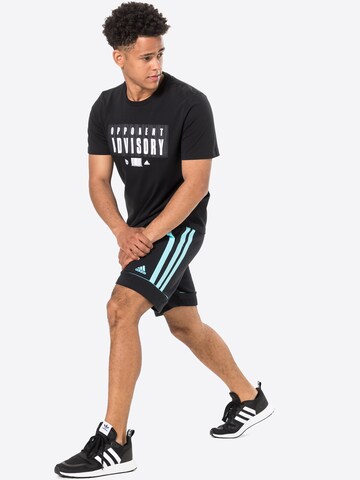 Tricou funcțional 'DAME' de la ADIDAS SPORTSWEAR pe negru