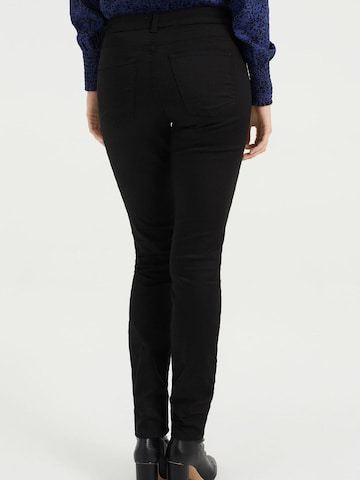 WE Fashion - Skinny Vaquero en negro