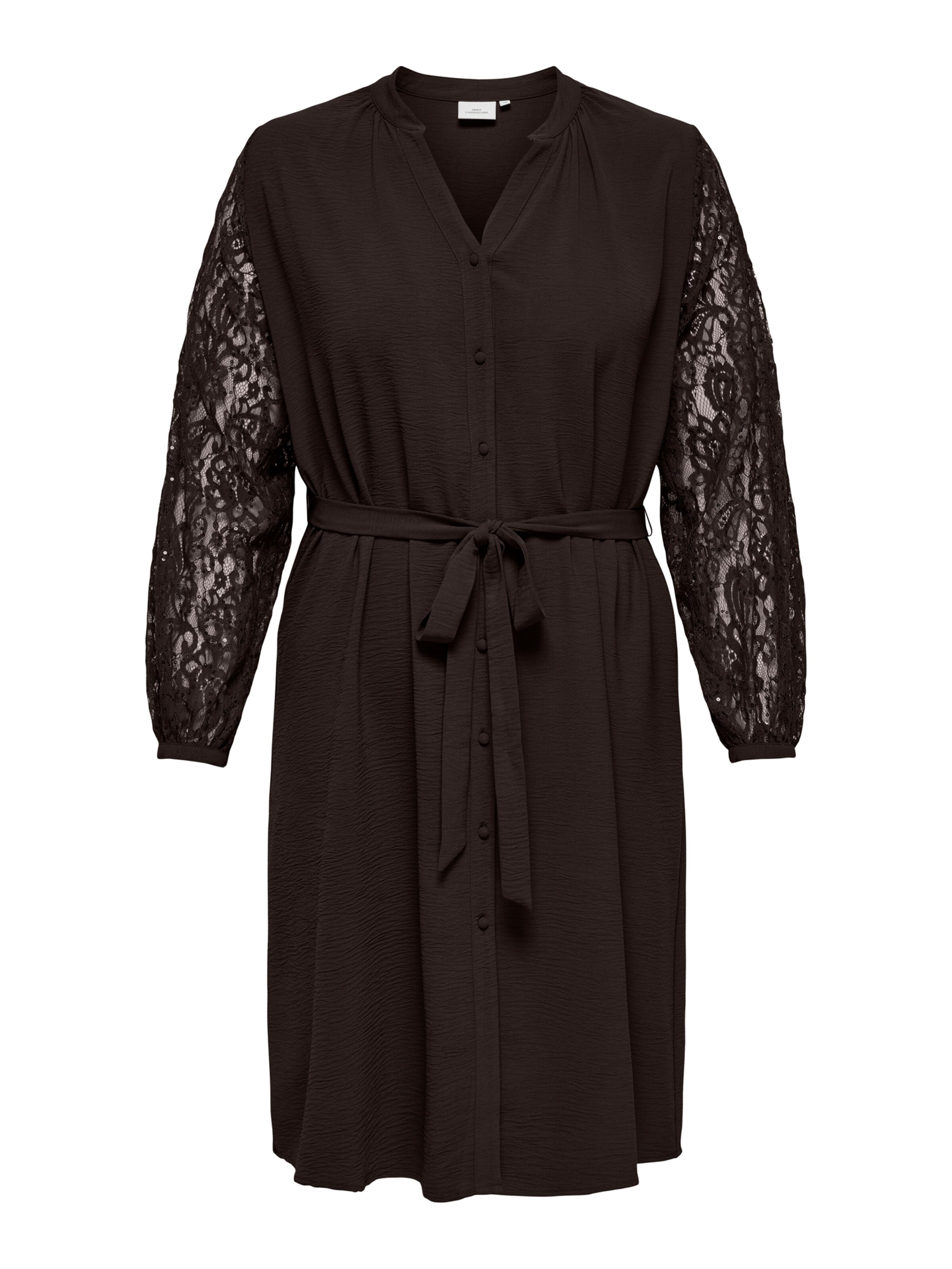 ONLY Carmakoma Shirt Dress 'CARKAMMY' in Black: front