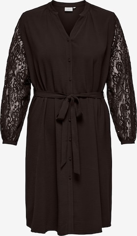 Rochie tip bluză 'CARKAMMY' de la ONLY Carmakoma pe negru: față