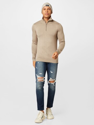 Petrol Industries Pullover in Braun