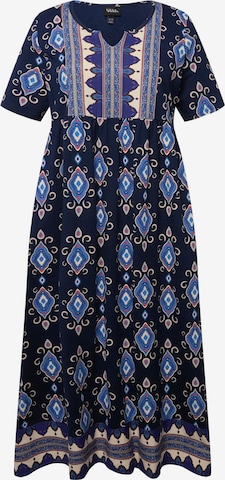 Robe Ulla Popken en bleu : devant