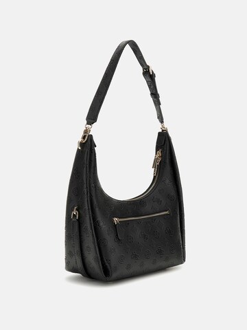 GUESS Schultertasche 'Phoebe' in Schwarz