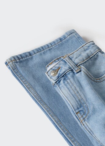 MANGO KIDS Wide leg Jeans in Blauw