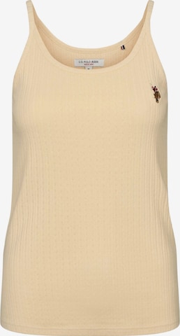 U.S. POLO ASSN. Top 'Mia' in Beige: Vorderseite